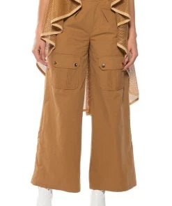 CARGO CHIC WIDE LEG PANTS