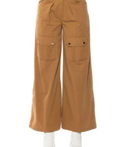 CARGO CHIC WIDE LEG PANTS -akira shop cargo chic wide leg pants beige 6 6