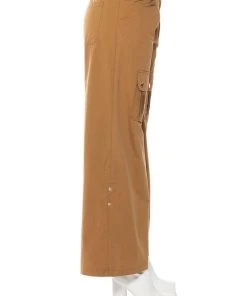 CARGO CHIC WIDE LEG PANTS -akira shop cargo chic wide leg pants beige 7 7