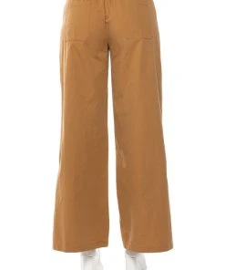 CARGO CHIC WIDE LEG PANTS -akira shop cargo chic wide leg pants beige 8 8