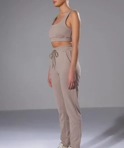 CASUAL CASEY CROP BRALETTE -akira shop casual casey crop bralette taupe 3 3