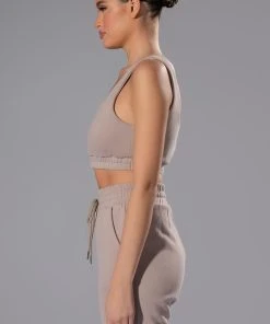 CASUAL CASEY CROP BRALETTE -akira shop casual casey crop bralette taupe 6 6