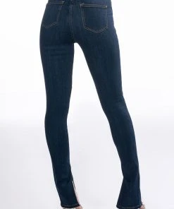 CATCH ME HIGH RISE SKINNY JEANS -akira shop catch me high rise skinny jeans dark blue denim 5 5 c1 c1
