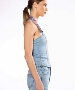 C'EST LA VIE DENIM TOP -akira shop cest la vie denim top light blue denim 6 6 c1 c1 c1 c1