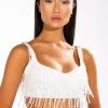 CHA CHA SLIDE BEADED CROP TOP -akira shop cha cha slide beaded crop top white 1 1
