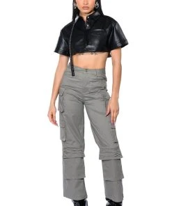 CHAMPION OF EVERYTHING CARGO PANTS -akira shop champion of everything cargo pants grey 3 3