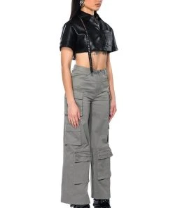 CHAMPION OF EVERYTHING CARGO PANTS -akira shop champion of everything cargo pants grey 4 4