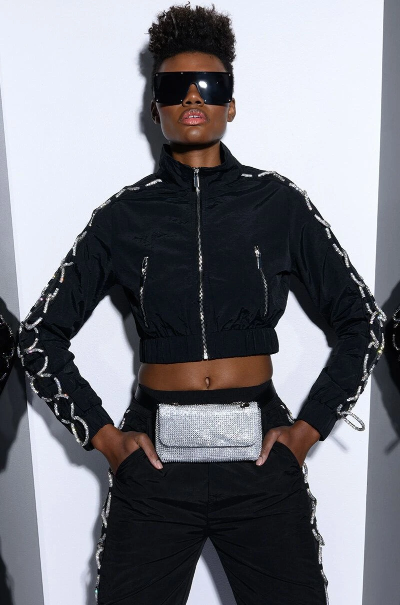 CHECKED OUT RHINESTONE FANNY PACK 8 CHECKED OUT RHINESTONE FANNY PACK - Image 6