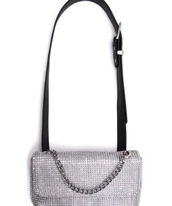 CHECKED OUT RHINESTONE FANNY PACK 11 CHECKED OUT RHINESTONE FANNY PACK -akira shop checked out rhinestone fanny pack silver 6 6