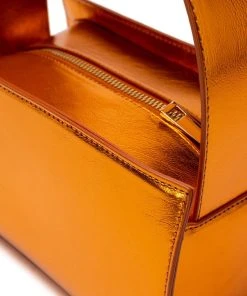 CHEERFUL METALLIC BAG IN ORANGE -akira shop cheerful metallic bag in orange orange 4 4