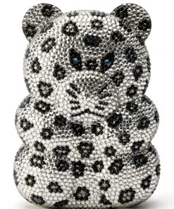 CHEETAH GIRL BLINGED CLUTCH