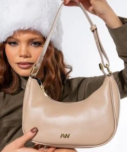 CLASS ACT BEIGE BAG -akira shop class act beige bag beige 1 1