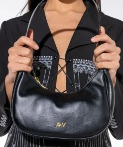 CLASS ACT BLACK BAG -akira shop class act black bag black 2 2 c1 c1