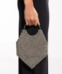 DANCING IN THE STREET RHINESTONE MINI BAG -akira shop dancing in the street rhinestone mini bag silver 1 1
