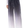 DAY TO NIGHT PLEATED SATIN WIDE LEG PANTS IN BLACK WHITE -akira shop day to night pleated satin wide leg pants in black white black white 1 1
