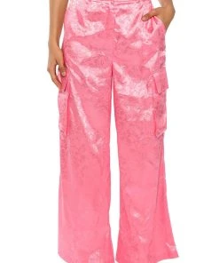 DAYDREAM SATIN FLORAL TROUSER