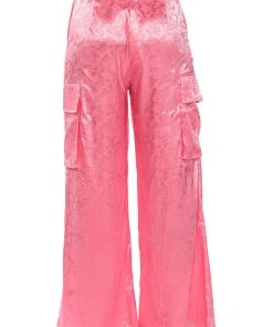 DAYDREAM SATIN FLORAL TROUSER 18 DAYDREAM SATIN FLORAL TROUSER -akira shop daydream satin floral trouser pink 8 8