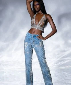 DIAMONDS ARE FOREVER STRAIGHT FIT JEANS 17 DIAMONDS ARE FOREVER STRAIGHT FIT JEANS -akira shop diamonds are forever straight fit jeans light blue 2 2 c1