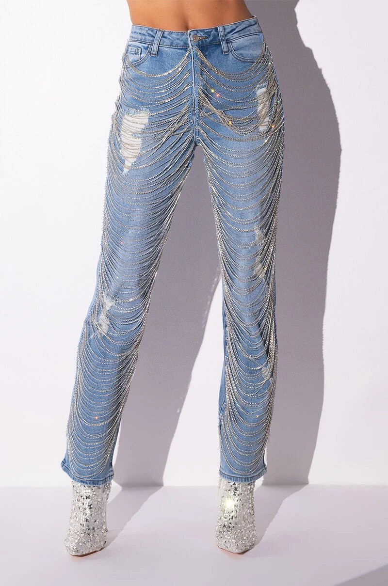 DIAMONDS ARE FOREVER STRAIGHT FIT JEANS 4 DIAMONDS ARE FOREVER STRAIGHT FIT JEANS - Image 2