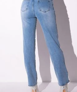 DIAMONDS ARE FOREVER STRAIGHT FIT JEANS 13 DIAMONDS ARE FOREVER STRAIGHT FIT JEANS -akira shop diamonds are forever straight fit jeans light blue 6 6