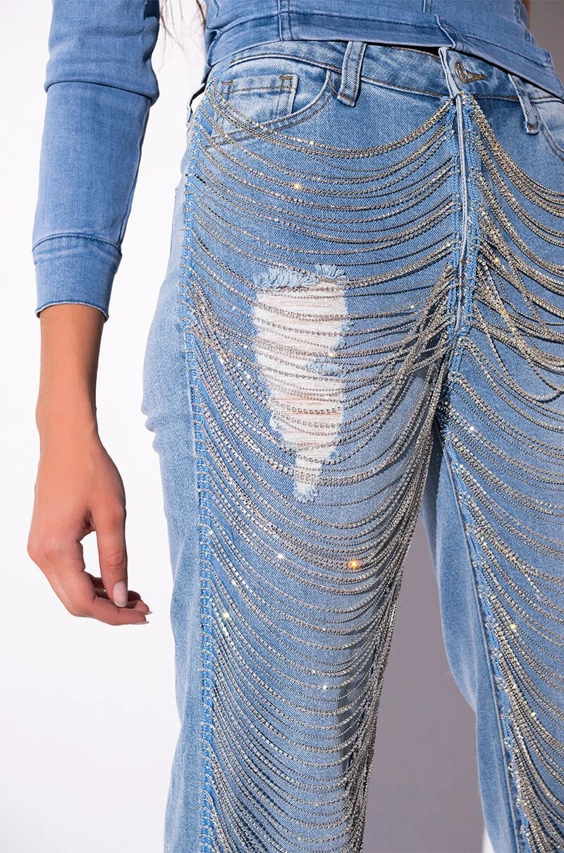 DIAMONDS ARE FOREVER STRAIGHT FIT JEANS 7 DIAMONDS ARE FOREVER STRAIGHT FIT JEANS - Image 5