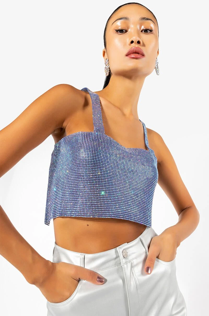 DISCO FEVER RHINESTONE BRALETTE 3 DISCO FEVER RHINESTONE BRALETTE
