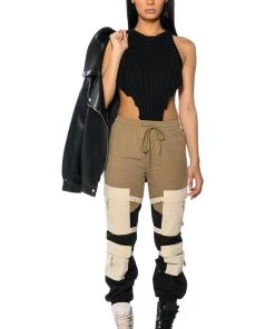 DIXIE COLOR BLOCKED CARGO JOGGER -akira shop dixie color blocked cargo jogger multi 3 3