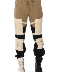 DIXIE COLOR BLOCKED CARGO JOGGER -akira shop dixie color blocked cargo jogger multi 5 5