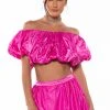 DRESS LIKE ROYALTY VOLUME CROP TOP -akira shop dress like royalty volume crop top pink 1 1