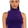 ECHO VELVET SLEEVELESS TOP IN PURPLE 2 ECHO VELVET SLEEVELESS TOP IN PURPLE -akira shop echo velvet sleeveless top in purple purple 1 1