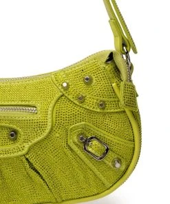 ELEGANT EMBELLISHED BAG IN GREEN -akira shop elegant embellished bag in green green 5 5