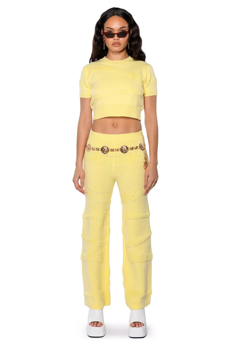 ELLORY TEXTURED WIDE LEG PANT 6 ELLORY TEXTURED WIDE LEG PANT - Image 4