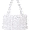 ENCHANTED BEADED BAG IN CLEAR 2 ENCHANTED BEADED BAG IN CLEAR -akira shop enchanted beaded bag in clear clear 2 2