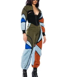 ENJOY THE RIDE MULTICOLORED RUCHED PANTS -akira shop enjoy the ride multicolored ruched pants multi 4 4