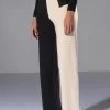 ENVY ME COLORBLOCKED KNIT WIDE LEG PANT -akira shop envy me colorblocked knit wide leg pant black multi 1 1 c1
