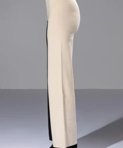 ENVY ME COLORBLOCKED KNIT WIDE LEG PANT -akira shop envy me colorblocked knit wide leg pant black multi 5 5 c1