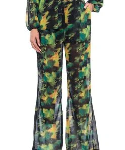 ESCAPE THE ORDINARY PRINTED FLARE TROUSER