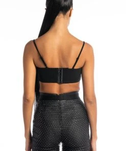 EVER AFTER BUTTERFLY EMBELLISHED BRA -akira shop ever after butterfly embellished bra black 5 5