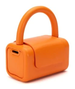 EVERLY PU BOX BAG IN ORANGE -akira shop everly pu box bag in orange orange 3 3
