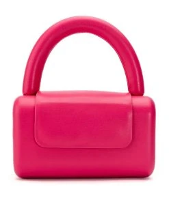 EVERLY PU BOX BAG IN FUCHSIA