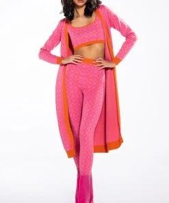 EVERYDAY KNIT BRALETTE -akira shop everyday knit bralette pink multi 3 3