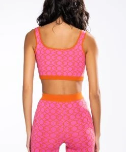 EVERYDAY KNIT BRALETTE -akira shop everyday knit bralette pink multi 6 6