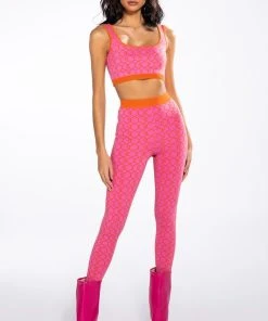 EVERYDAY KNIT BRALETTE -akira shop everyday knit bralette pink multi 8 8