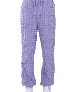 EXISTING LOUDLY TEXTURED JOGGER -akira shop existing loudly textured jogger purple 5 5