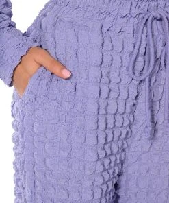 EXISTING LOUDLY TEXTURED JOGGER -akira shop existing loudly textured jogger purple 8 8