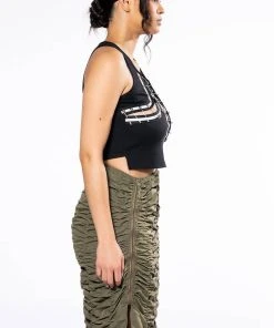 EXPENSIVE TASTE PIN DETAIL TOP -akira shop expensive taste pin detail top black 6 6