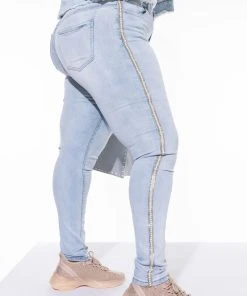 FLEX FIT EXTREME STRETCH HIGH WAIST PEARL SKINNY JEANS 18 FLEX FIT EXTREME STRETCH HIGH WAIST PEARL SKINNY JEANS -akira shop extreme stretch high waist pearl skinny jeans light blue denim 1 1 c1