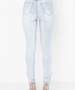 FLEX FIT EXTREME STRETCH HIGH WAIST PEARL SKINNY JEANS 16 FLEX FIT EXTREME STRETCH HIGH WAIST PEARL SKINNY JEANS -akira shop extreme stretch high waist pearl skinny jeans light blue denim 3 3