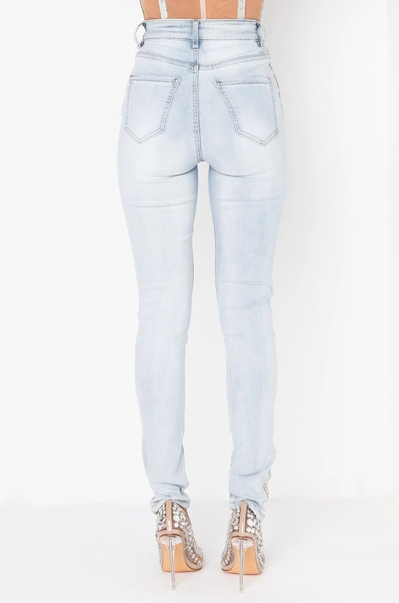 FLEX FIT EXTREME STRETCH HIGH WAIST PEARL SKINNY JEANS 5 FLEX FIT EXTREME STRETCH HIGH WAIST PEARL SKINNY JEANS - Image 3