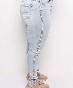 FLEX FIT EXTREME STRETCH HIGH WAIST PEARL SKINNY JEANS 22 FLEX FIT EXTREME STRETCH HIGH WAIST PEARL SKINNY JEANS -akira shop extreme stretch high waist pearl skinny jeans light blue denim 5 5 c1